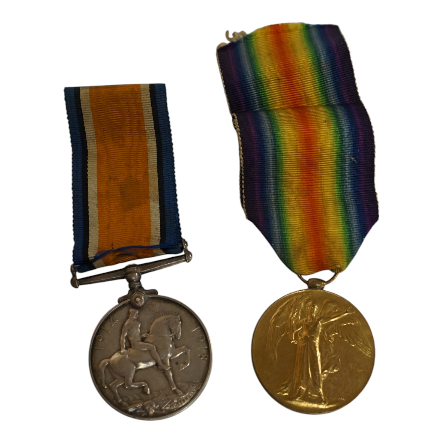 WWI interest - a War Medal and Victory Medal pair for E. M. HODGSON. V. A. D., Condition - fair.